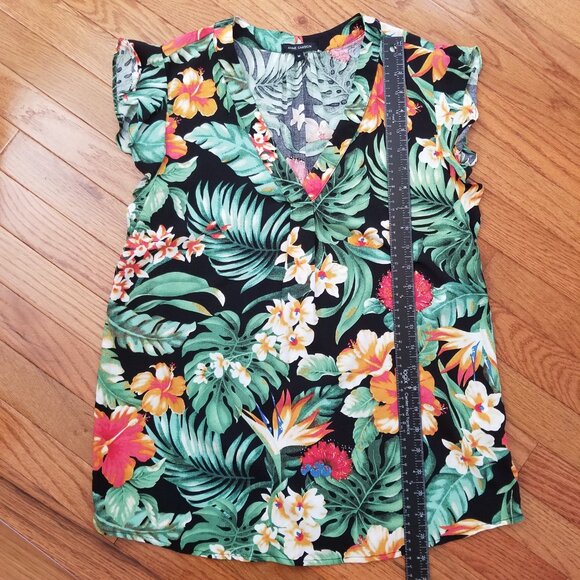 Anne Carson tropical tunic M - Picture 1 of 8